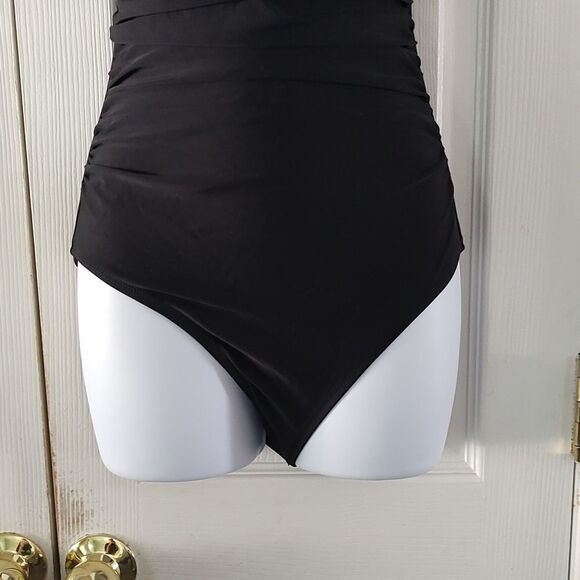 Women's One Piece Swimsuit Halter Tummy Control Multiway Swimwear Bathing Suit - Picture 2 of 9